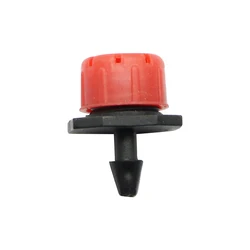 50 Pcs Adjustable Dripper Red Micro Drip Irrigation Watering Anti-clogging Emitter Garden Supplies for 1/4 inch Hose