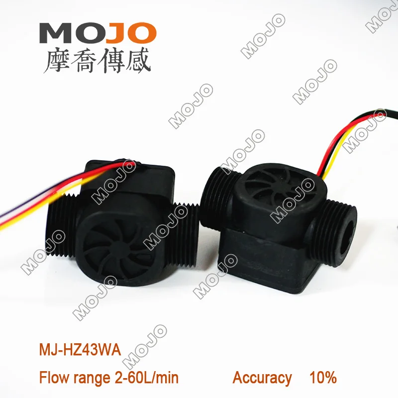 Capteur de débit Hall MJ-HZ43WA 2-60L/min DC4.5-18V G3/4 "distributeur d'eau intelligent