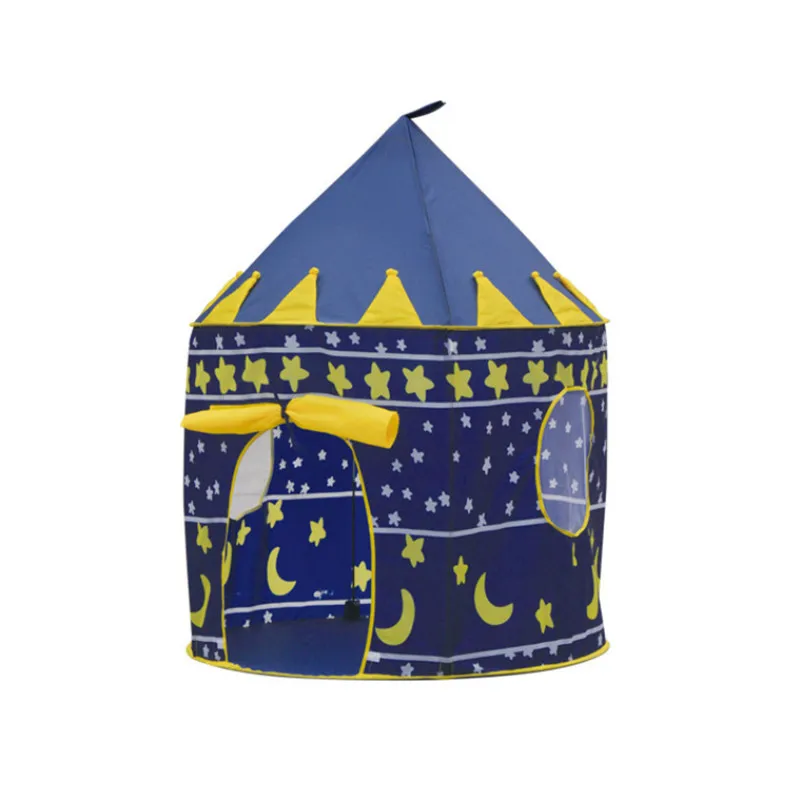 Tente de jeu pliable portable pour enfants, tente pliante prince pour garçons et filles, maison de jeu château pour enfants, cadeaux pour enfants, tentes jouets d'extérieur, 9 couleurs