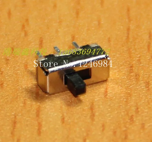 [SA]DC DC electronic switch small toggle switch slide switch breadboard 2.54 pitch SS-12D01---200pcs/lot