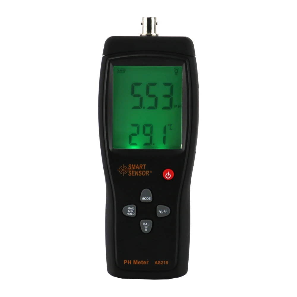 digital PH meter Soil ph Meter PH tester Smart Sensor AS218 0.00~14.00pH Moisture measuring instrument Water PH acidity meter