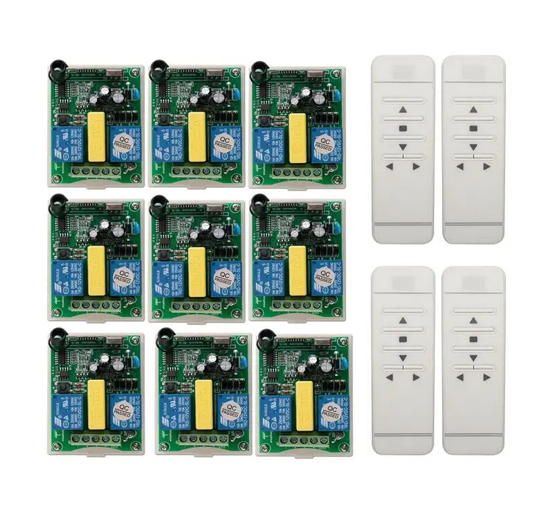 

Tubular motor garage door / projection screen / shutters AC 220 V RF Wireless Remote Control switch Digital display screen