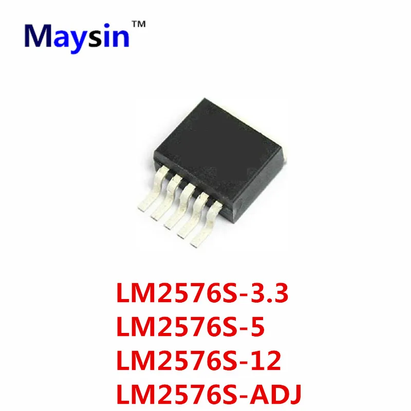 

100PCS LM2576S LM2576S-3.3 LM2576S-5 LM2576S-12 LM2576S-ADJ TO-263-5 HIGH QUALITY