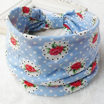 2018 New Bohemia Floral Wide Cotton Stretch Women Headband Headpiece Hair Accessories Turban Headwear Bandage Hair Bands Bandana