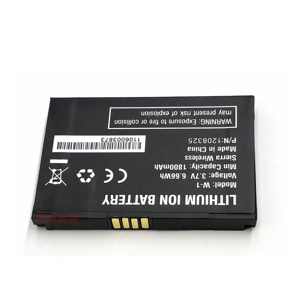 Original 3.8V 1800mAh W1 W-1 Battery For Netgear Sierra Aircard 753S 754S 778S Mobile Phone