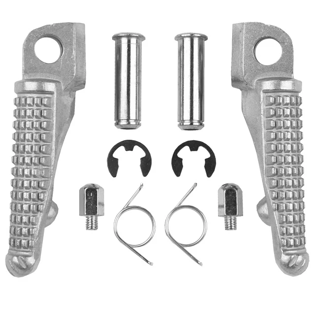 For Kawasaki Ninja Motorcycle ZX6R ZX10R ZX-6R Z1000 Z750 ER6F ZX636 ER6F EX650 ER6N Motorcycle Front Footrests Foot pegs pedal