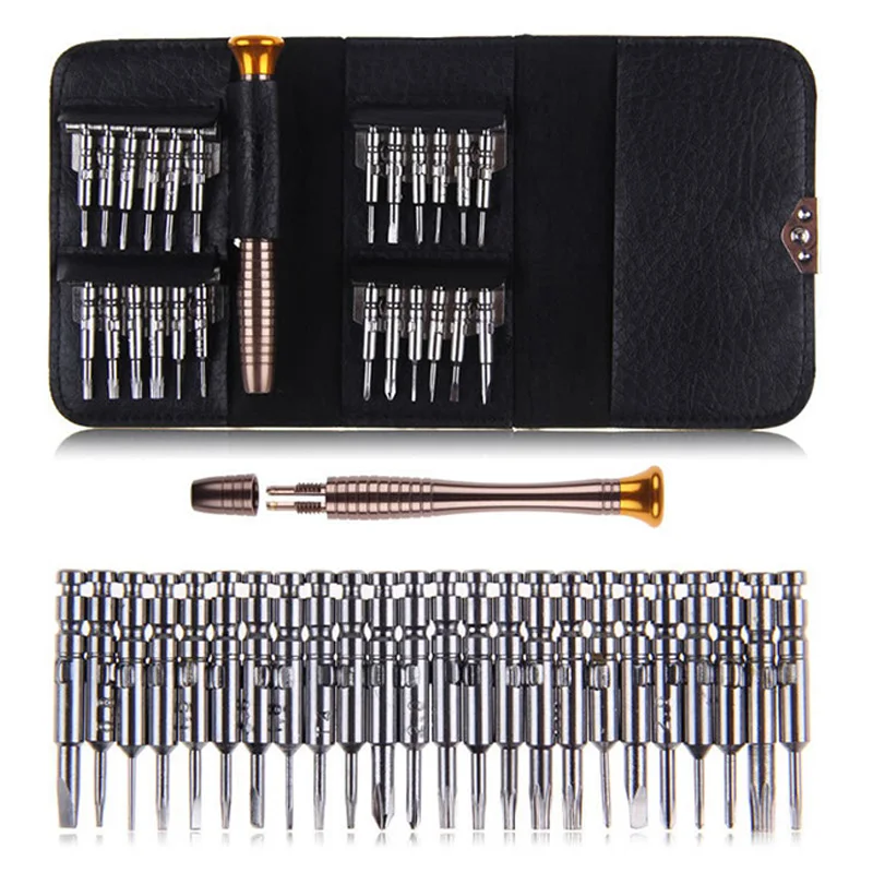 Screwdriver Set 25in1 Torx Screwdriver Repair Tool Set For iPhone 5 5S 6 Cellphone Tablet PC Universal Hand Tools 25 pc in 1