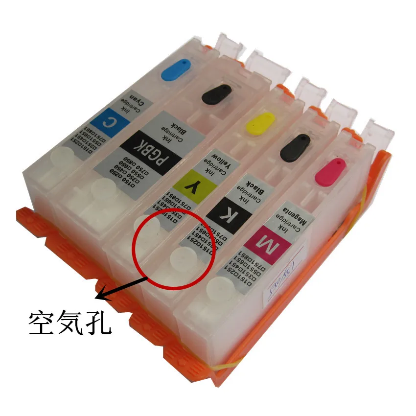 BLOOM compatible BCI-350 BCI-351 refillable ink cartirdge for canon PIXUS MG5430 MG5530 MG5630 iP7230 MX923 IX6830 Printer