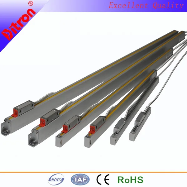 5 v Risoluzione 1 Micron 500mm-800 TTL Sensore Lineare/Lineare Scale In Vetro/di Misura Lineari