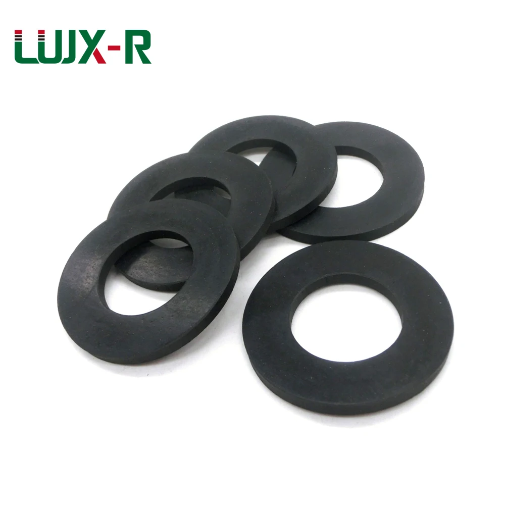 LUJX-R Thickness 5mm Rubber Flat Gasket Nitrile Plain Washer Quick Connector Gaskets ID22/28/33/41/47/60/76/98mm Sealing Rings