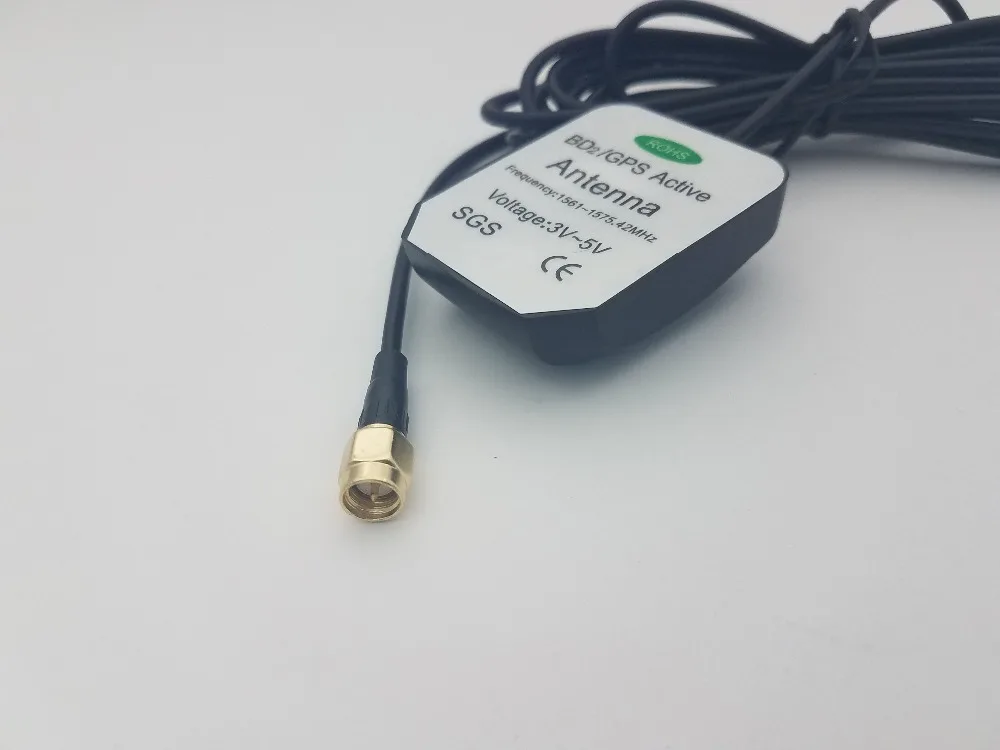 GPS+BD2 Combo Antenna SMA Male Interface 3M External Active Antenna Waterproof for Car Navigation