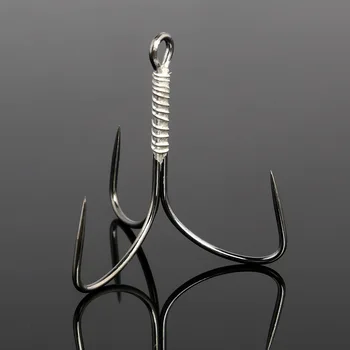 חכה משופרת מאוד לדיג קרפ, חוגרי עוגן ללא חוגרים, חוג טריבל גדול, 10 יחידות/חבילה