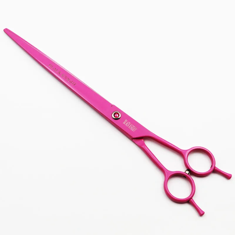 9 inch pet scissors long premium super sharp dog cat grooming scissors professional straight shears pink style