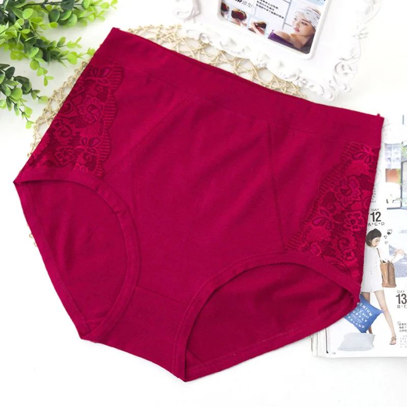 QA82 New arrival hot selling female cotton panties sexy lace lingerie clothes for women underwear plus size