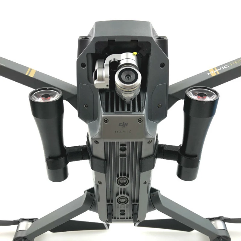 Dla DJI Mavic Pro lampa błyskowa LED Filght zestaw lampowy do DJI Mavic Pro nocne wyszukiwanie lotów oświetlenie akcesoria do dronów