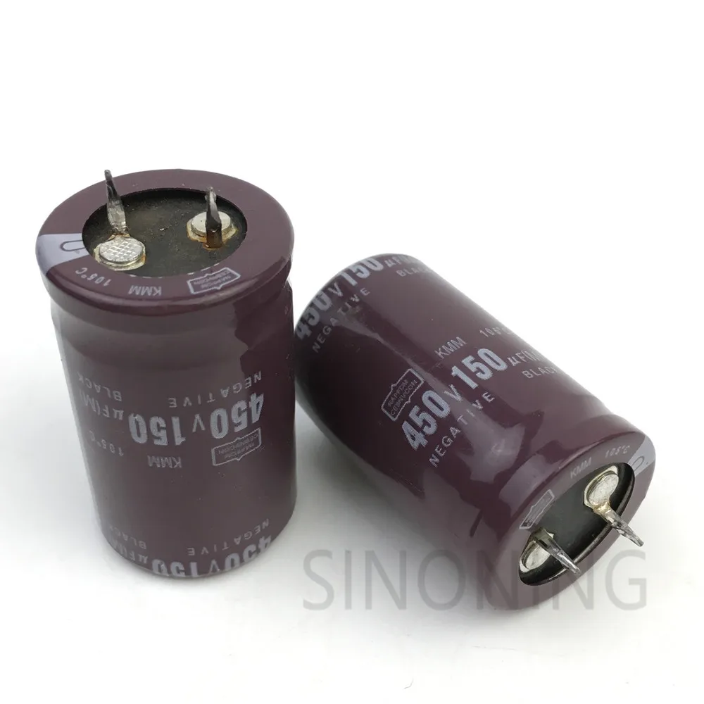 

2 pcs 450V150UF electrolytic capacitor volume 25*40 hard foot