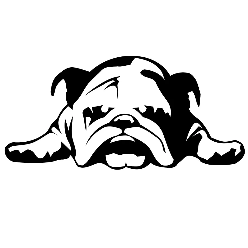 

2X new hot car-styling English DOG Tired Puppy Dog Car Sticker For Cars Side Truck Window SUV Door Vinyl Decal JDM