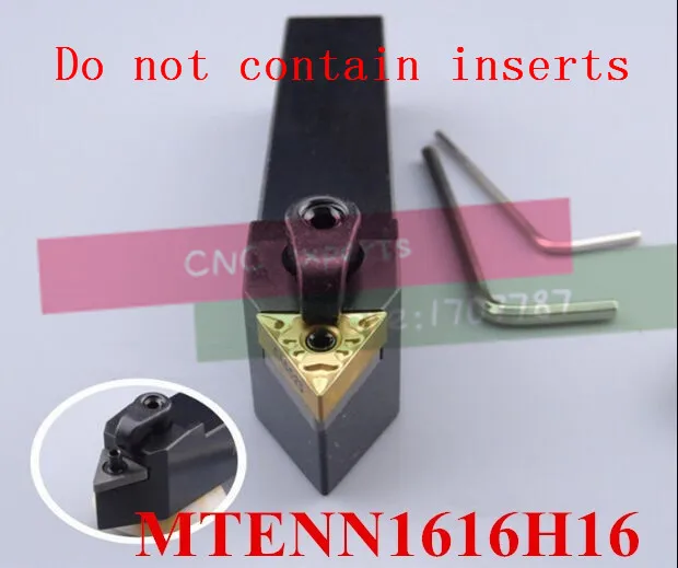 MTENN1616H16 Metal Lathe Cutting Tools,CNC Turning Tool,Lathe Machine Tools, External Turning Tool Type MTENN 16*16*100mm