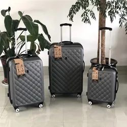 Equipaje rodante Retro para hombre y mujer, bolsa de viaje de marca giratoria, maleta con ruedas, 20, 25 y 29 pulgadas, novedad