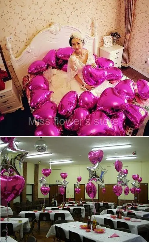 1 PCS 32 Inch Heart Foil Balloons For Wedding Birthday Party Engagement Decoration Supplies