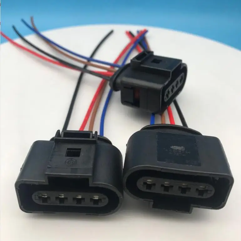 

Free shipping 4pcs 1J0973724 3.5mm New Ignition Coil Connector Plug Pack Wiring Loom