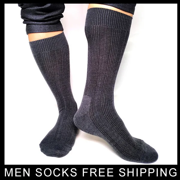 Mens Formal Socks Warm Thick Winter Sexy Business Male Dres Fashion Collection Striped Male New Style Socks