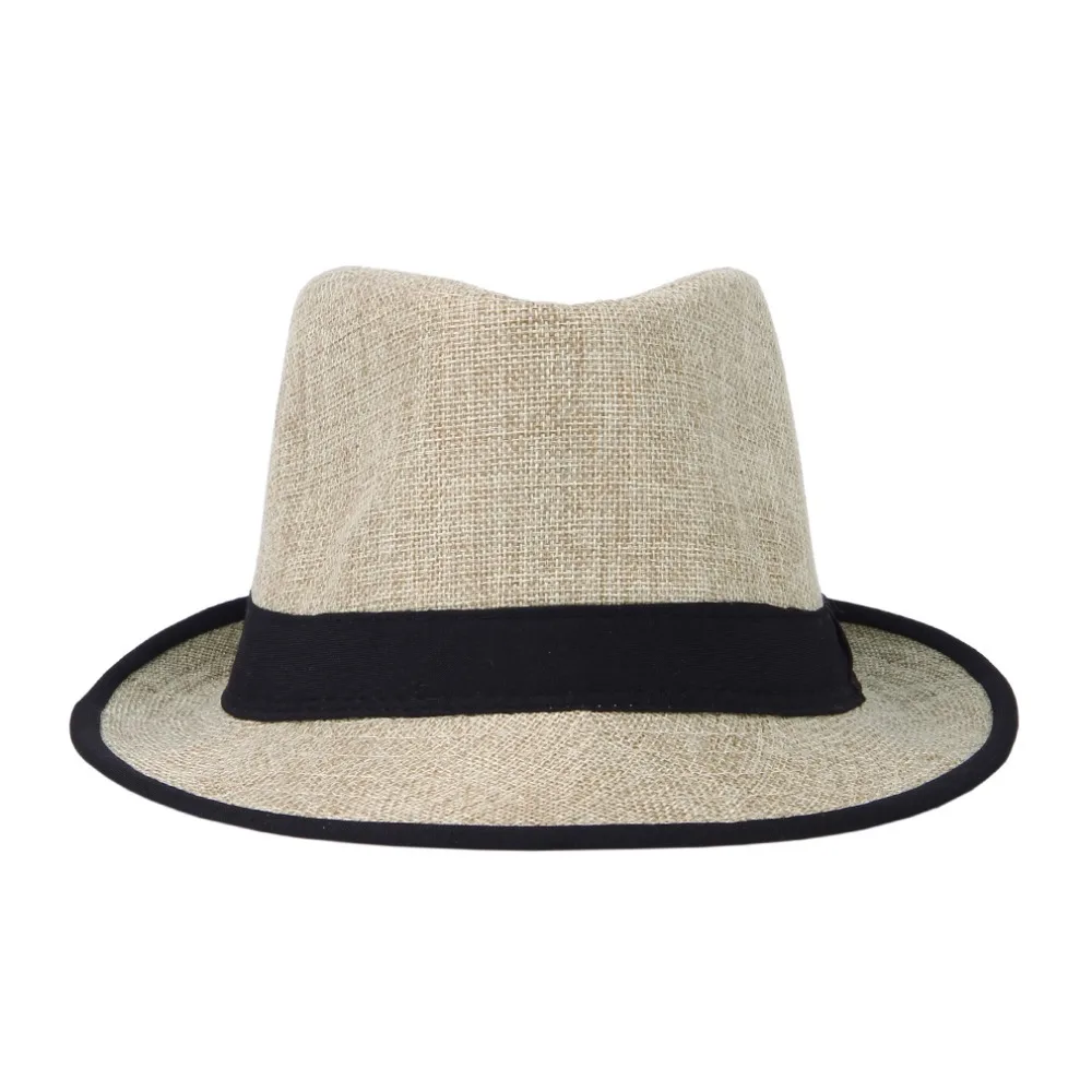 

LNPBD Women Mens Unisex Neon Brim Fedora Trilby Gangster Cap Summer Beach Hat Boho Sun Straw Chapeu De Praia Panama Hat