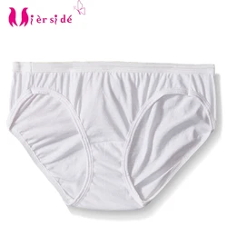 Mierside Underwear Everyday Underpants White Briefs Women Polyester Comfortable Nylon Panties Sexy Girls' Underwear S/M/L/XL