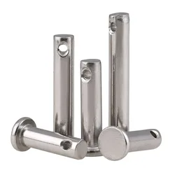 Shaft Flat Head With Hole Cylindrical Pin 304 Stainless Steel Positioning Pin M3 M4 M5 M6 M8