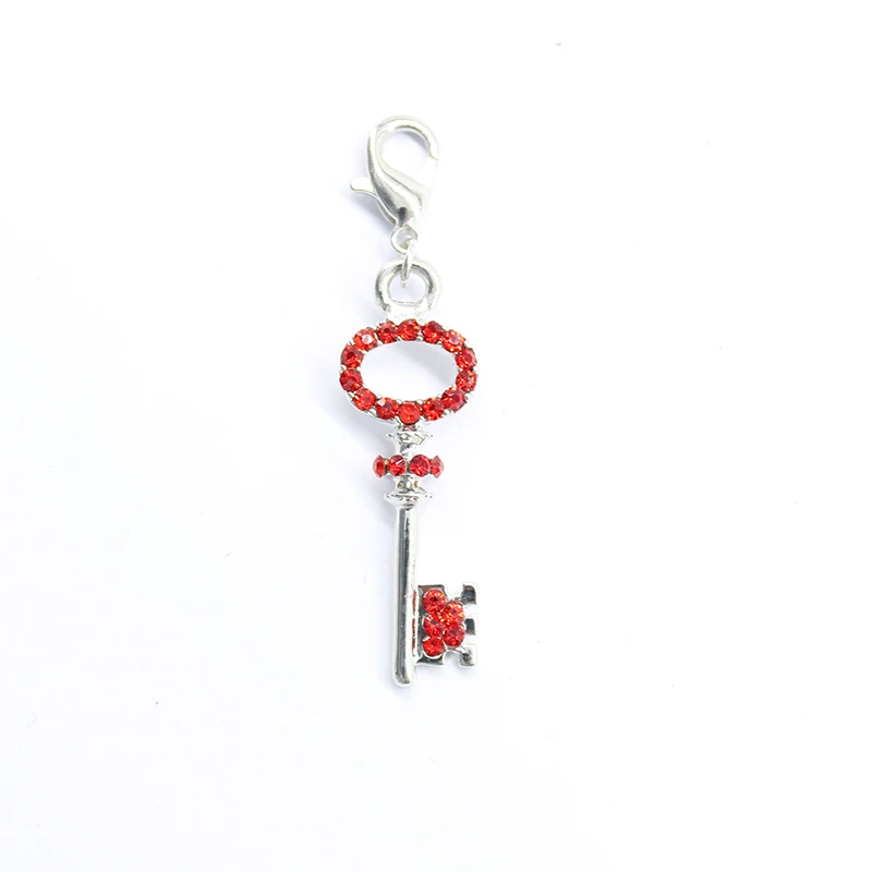 The new 2016 classic romantic mini key lobster clasp pendant jewelry products