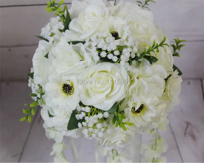 SPR NEW!!Free shipping!10pcs/lot wedding road lead artificial flowers wedding table centerpiece flower balls decorations