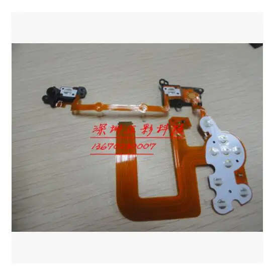 Origibal tampa traseira botão cabo flexível fpc para nikon d5100 câmera reparação substituir peças