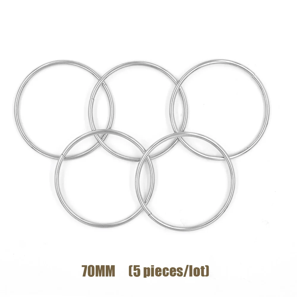 (5 pieces/lot)  Inner diameter 70 mm Big Circles DIY clothing accessories  Big Rings Curtains hanging ring Bag buckles