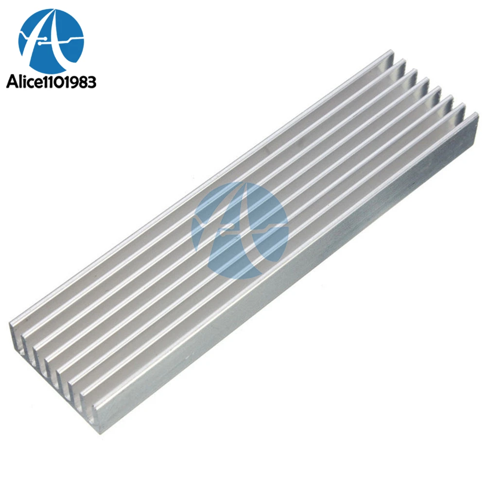 100x25x10mm Aluminum Heat Sink Cooling LED Power IC Transistor For Computer Board Motherboard MOS Tube TO-3P Large Power Tube