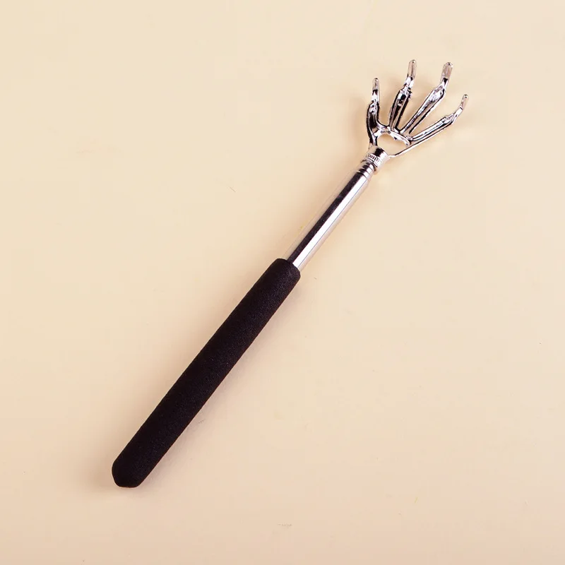 500PCS Convenient Claw Telescopic Ultimate Stainless Steel Back Scratcher extendible From 22 to 59cm lin 3777