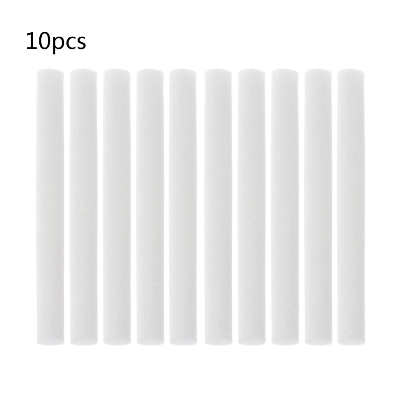 2021 New 10Pcs 8mmx70mm Humidifiers Filters Cotton Swab for Humidifier Aroma Diffuser