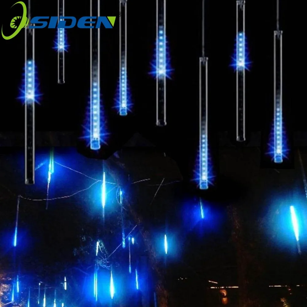 OSIDEN Meteor Tube Shower Rain String 30CM LED Christmas Light Wedding Party Garden Xmas String Light Outdoor NewYear DecorLight