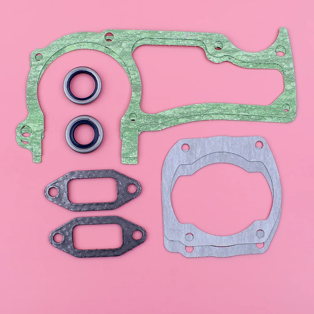 Cárter Cilindro Silenciador Junta Conjunto de Vedação de Óleo Motosserra Parte para Husqvarna 362 365 371 372 xp