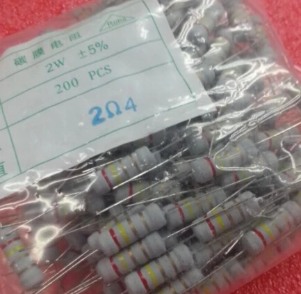 1W 1R-1M  1ohm to 1M 1/2W 1R to 1M  1W Carbon film  5% 500pcs/LOT Free shipping