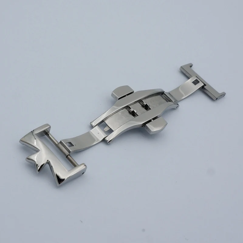 MAIKES High Quality 316L Stainless Steel Watch Clasp 18mm 20mm Leather Watch Band Strap Butterfly Buckle For Constantin