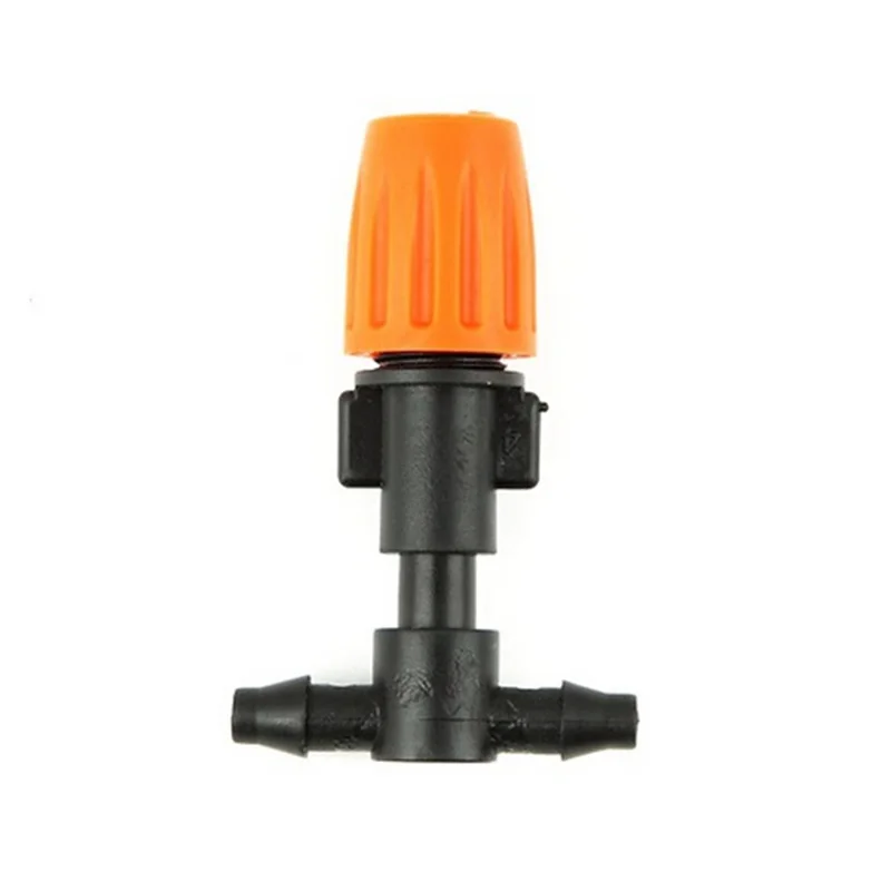 

40pcs Atomization Nozzle Water Control Sprayer Mist Sprinkler with Tee Connector Connect with 1/4" (4/7mm) Irrigation Drip Hose
