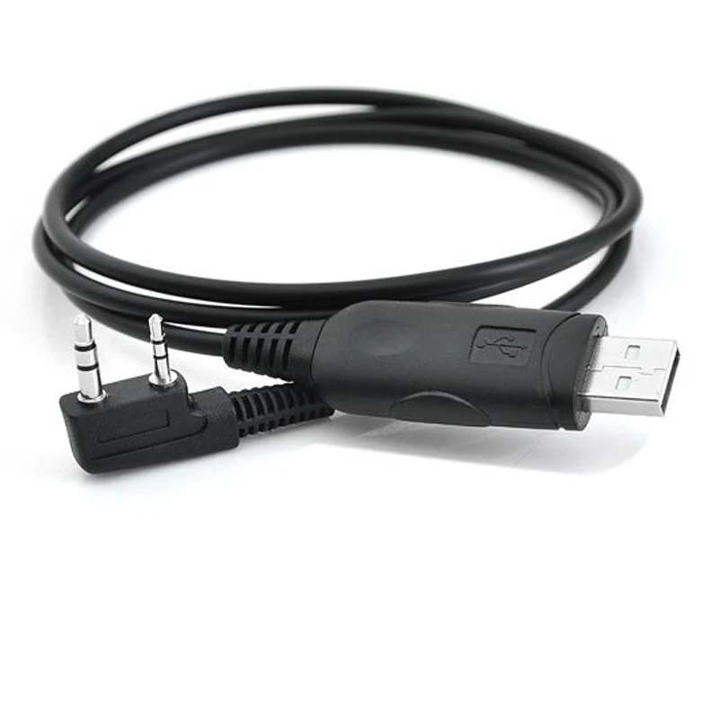 Baofeng-Cable de programación USB para walkie-talkie, Radio bidireccional de 2 pines, UV5R, para UV-5R, BF-888S, H777, KENWOOD, TK3207