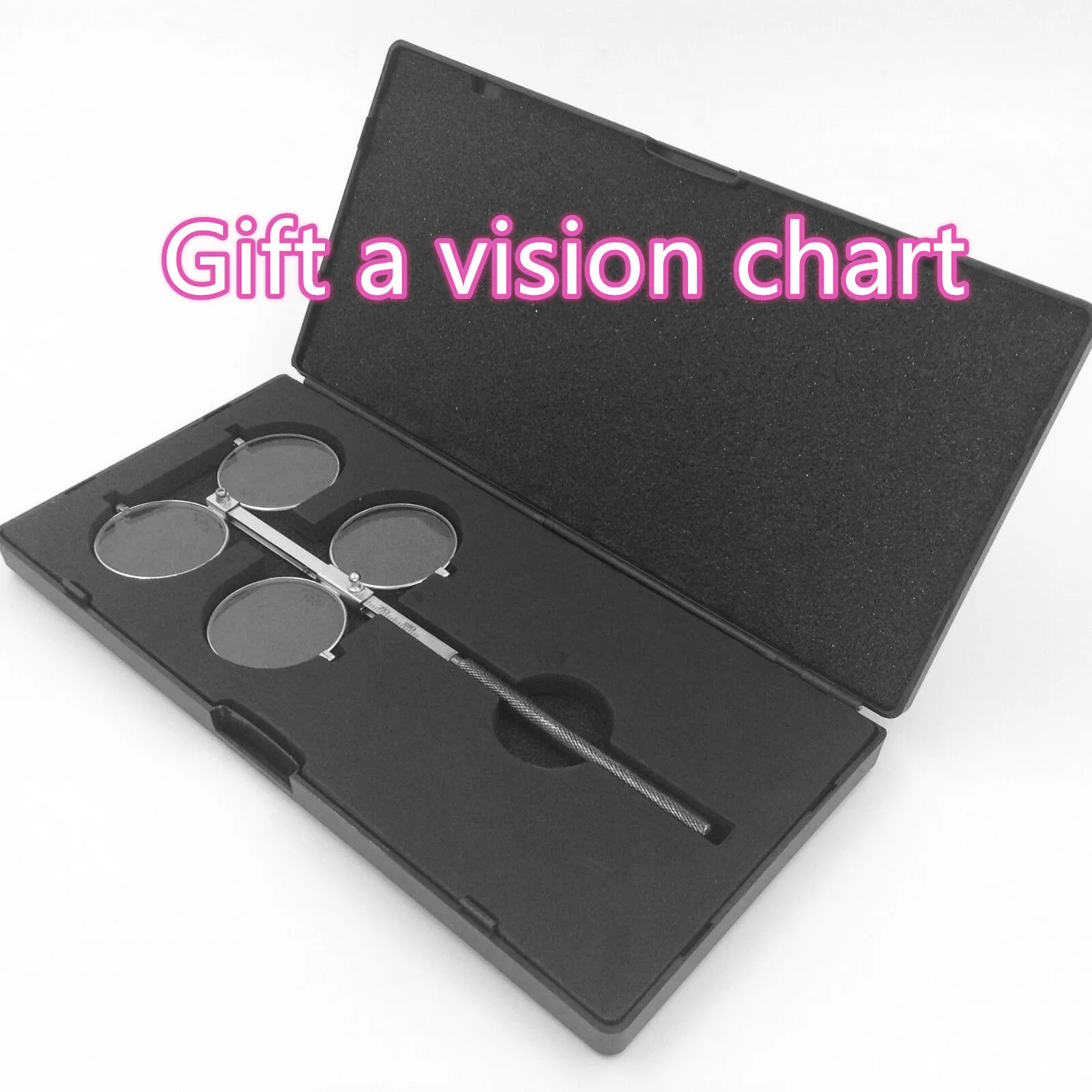 1pcs Adjustable 50-80mm Butterfly shape Optometry Lens Confirmation Flipper Ophthalmic  Flipper Optical Instruments