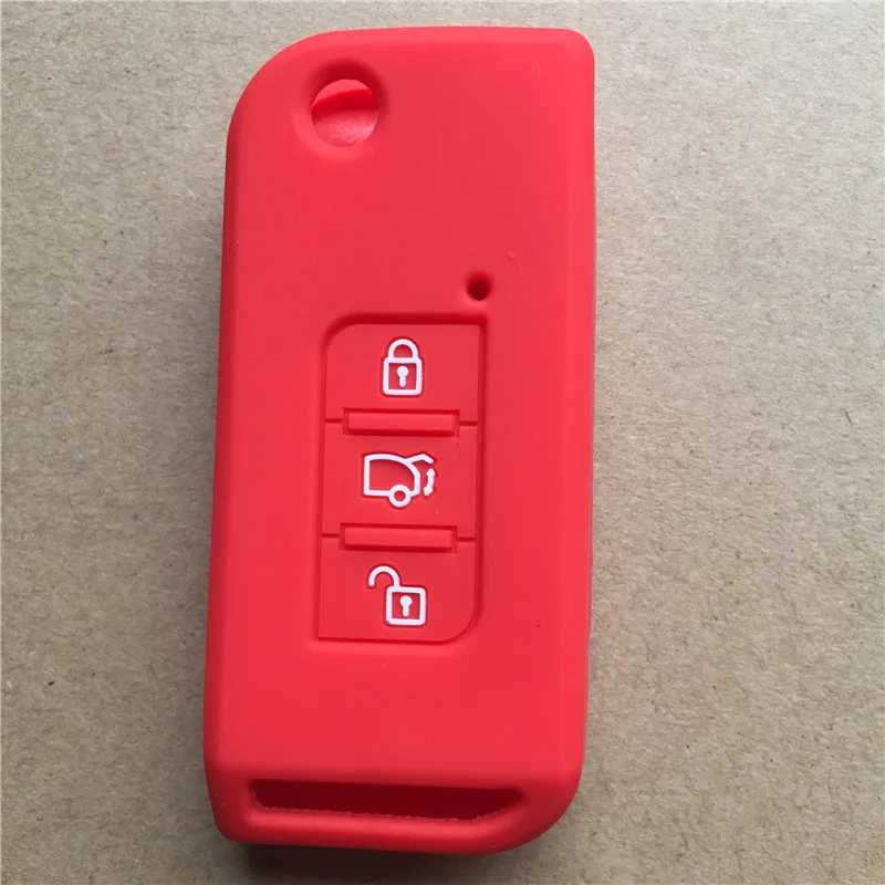 3 BUTTON Silicone key Case Cover  for MAHINDRA key  case cover