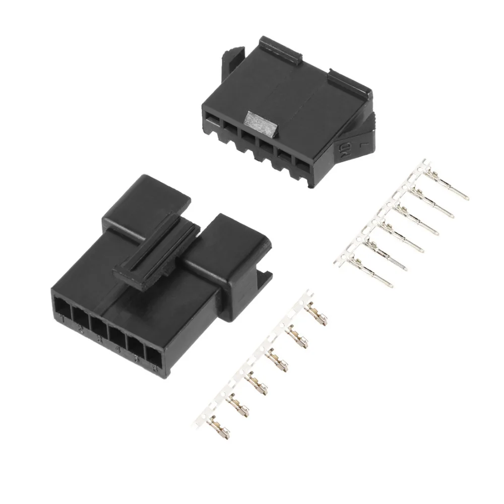 Uxcell 20 Cặp Nam Nữ JST-SM Thay Thế Nhà Ở Uốn Thiết Bị Đầu Cuối Kết Nối 2.54mm 2.5mm Sân 5 P 6 P JST-SM Nhà Ở Kết Nối