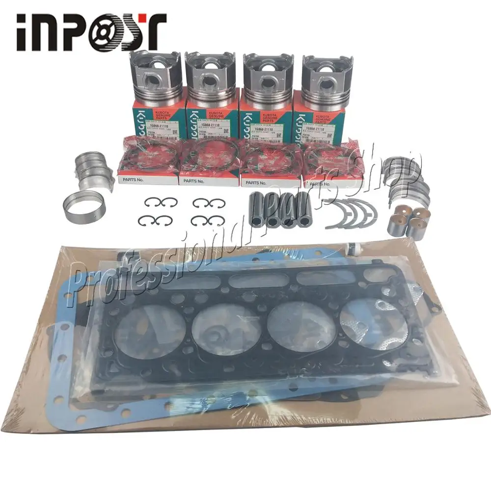 New Overhaul Rebuild Kit for kubota V2203 V2203B V2203T Engine Bobcat 753 763 773