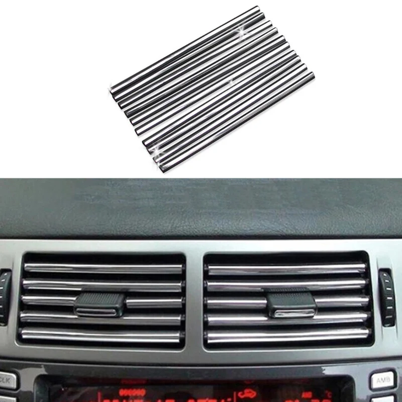 Car-styling 2018 New U Shaped DIY Air Vent Grille Decoration for Audi A1 A2 A3 A4 A5 A6 A7 A8 B5 B6 B7 B8 C5 C6 Q2 Q3 Q5 Q7 TT