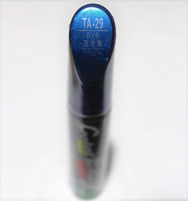 Car scratch repair pen, auto paint pen blue metalic color for Toyota Vios Corolla Reiz vois highlander Crown RAV4 Camry Yaris