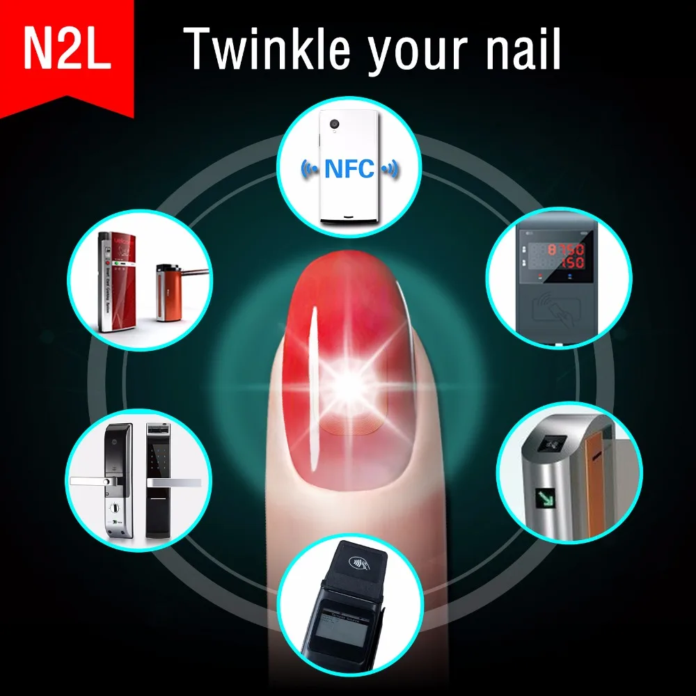 JAKCOM N2 Smart Nail New Multifunction Product Of Intelligent Accessories No Charge Required New NFC Smart Wearable Gadget