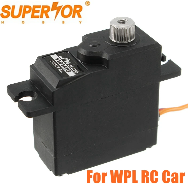 

PDI-1181MG 18g 3.5KG 0.1sec digital Core JX servo Metal Gear for WPL RC Car B1/16 B24 B36 C14 C24 Glider Plane